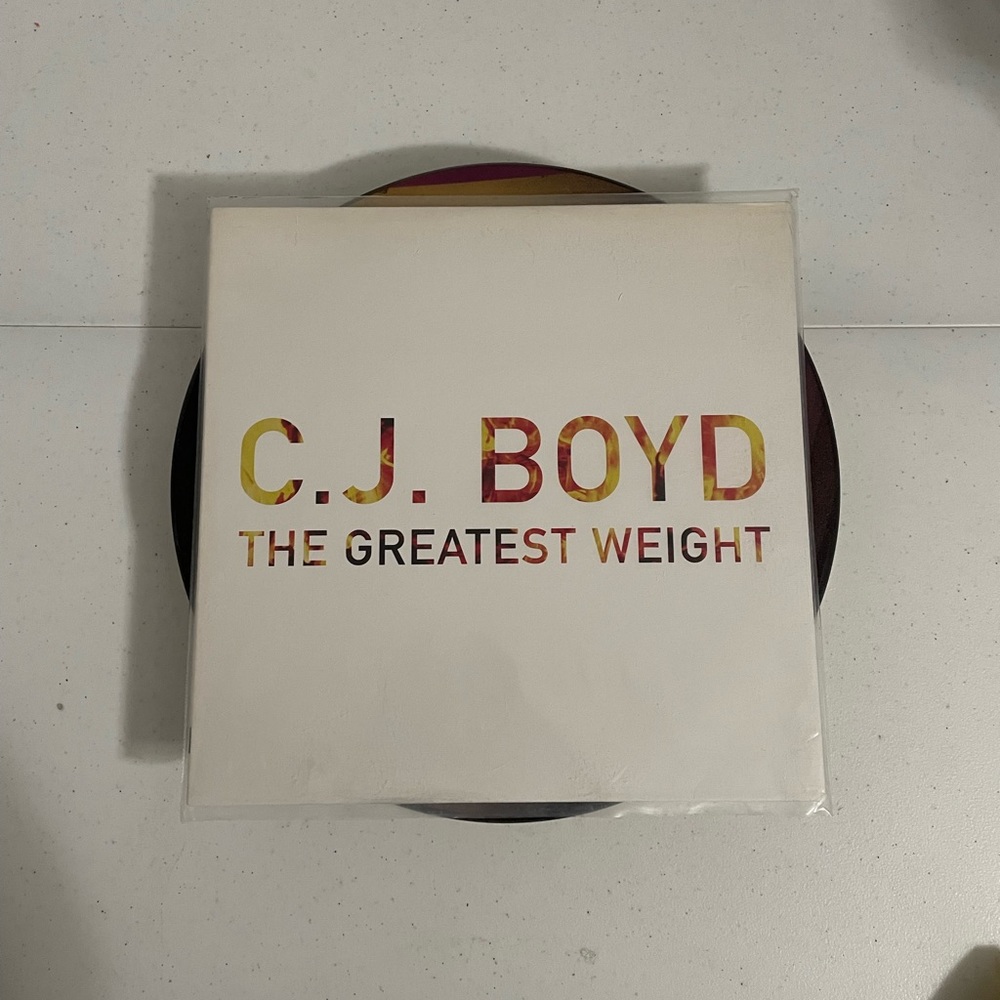 C.J. Boyd The Greatest Weight On Special Edition Red Vinyl LP